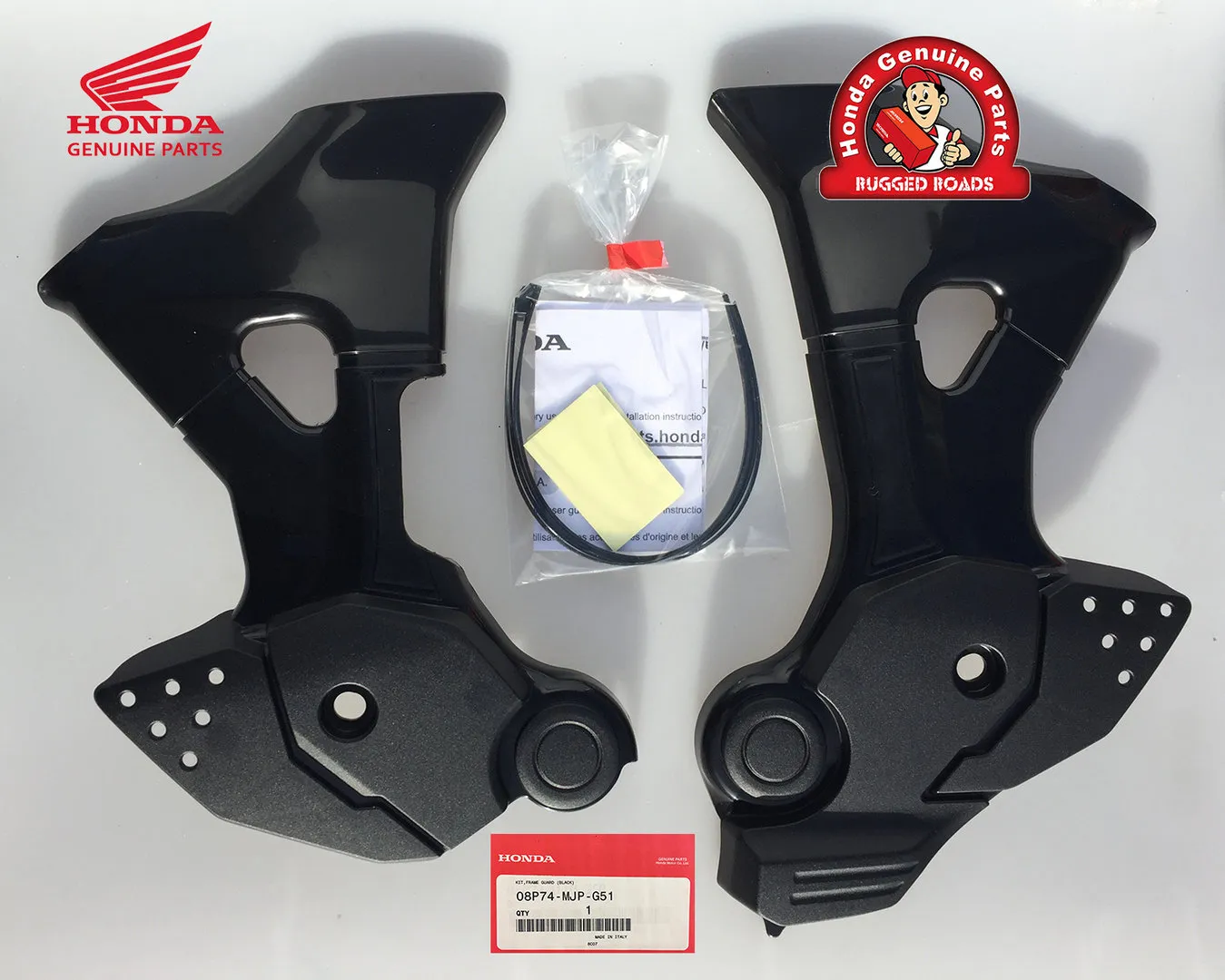OEM Honda Frame Guards BLACK - CRF1000 & CRF1000 Adventure Sport (2016>)