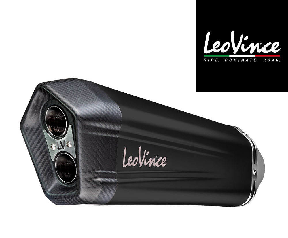 Leovince LV-12 Black Edition Stainless Steel Slip-On - CRF1100 (All Models)