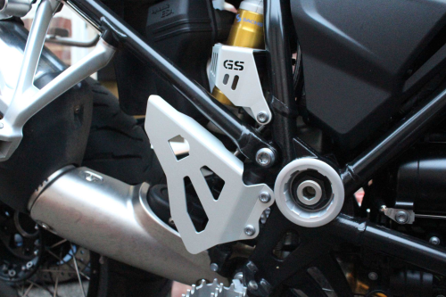 BMW R1200GS/GSA & R1250GS/GSA - Rear Brake Master Cylinder Guard - Silver