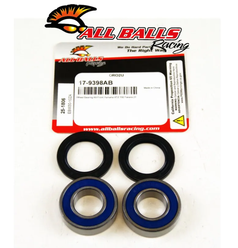 Bearing Kit - FRONT Wheel, Including Dust Seals - Tenere 700
