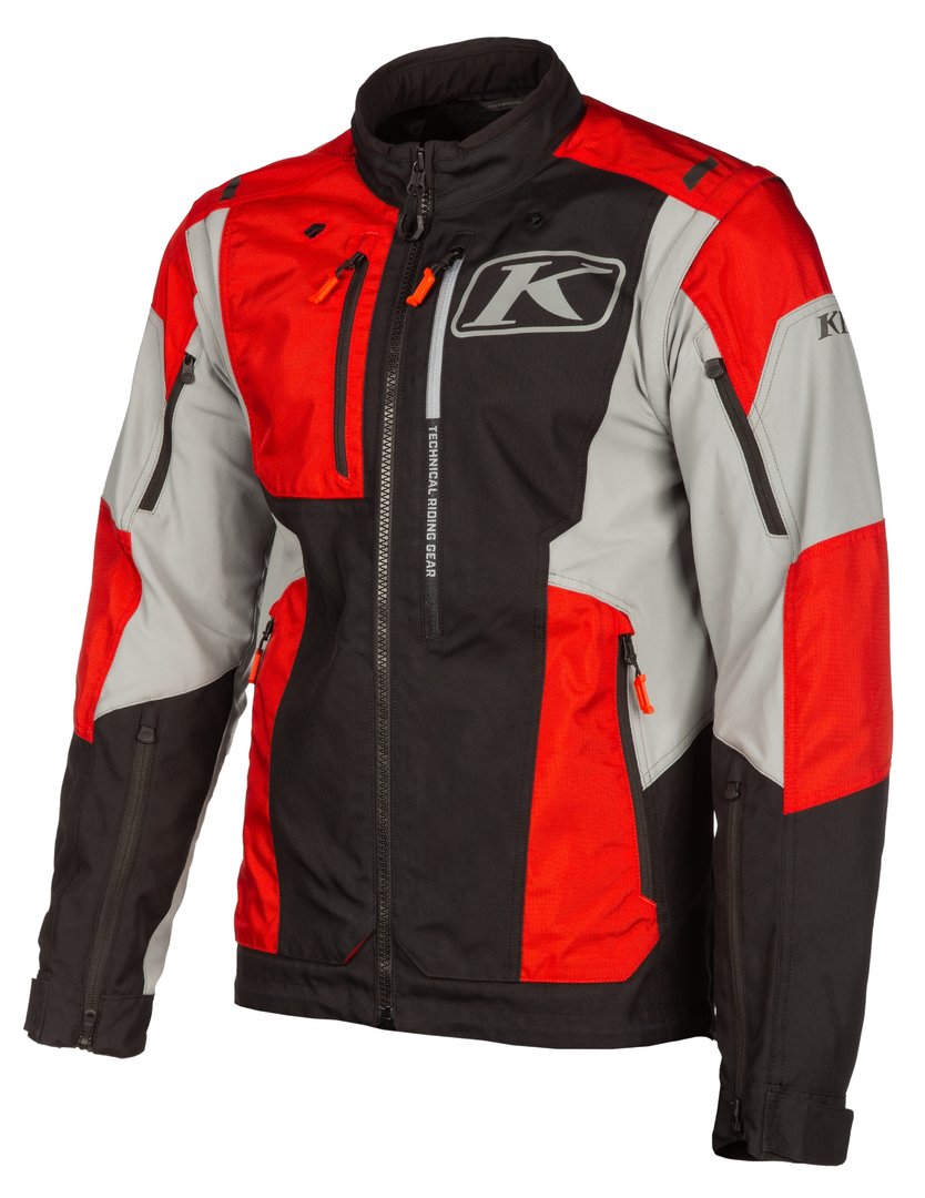 Klim Dakar Jacket - MONUMENT GREY-REDROCK