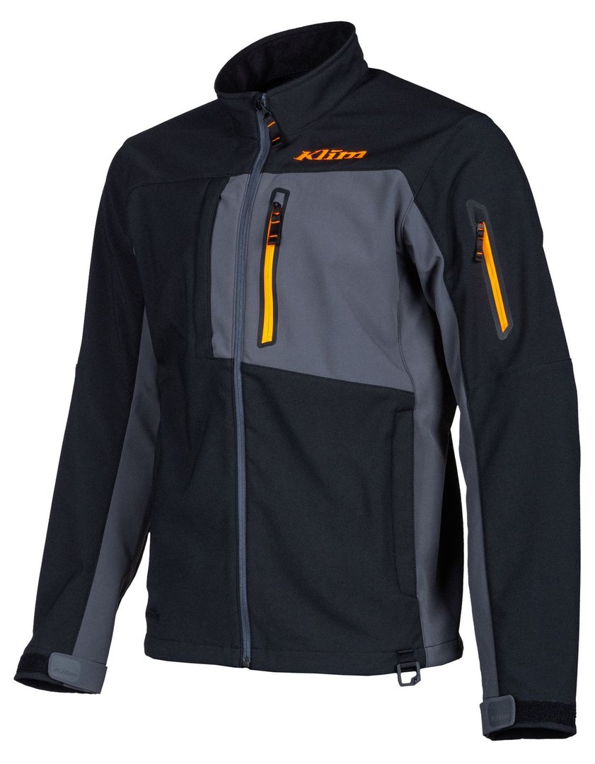 Klim Inversion Jacket - BLACK STRIKE ORANGE