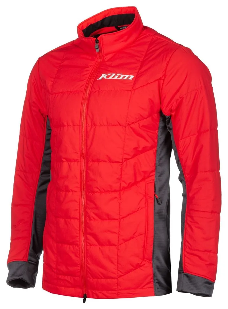 Klim Override Alloy Jacket - High Risk Red - Asphalt