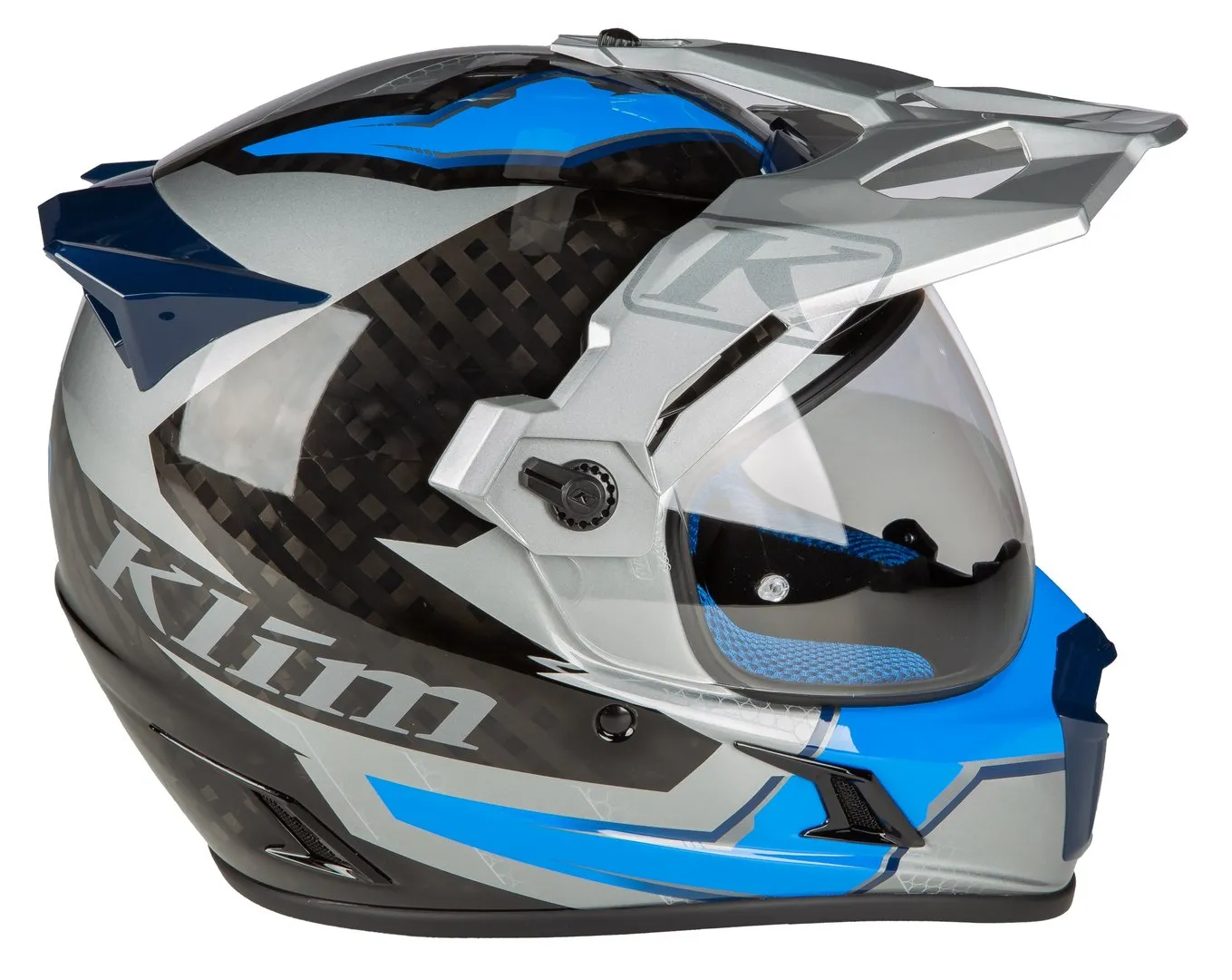 Klim Krios PRO Helmet ECE/DOT - VENTURA ELECTRIC BLUE - Image 4