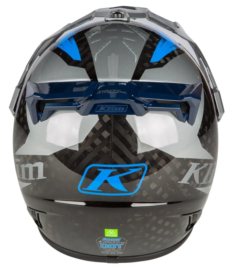 Klim Krios PRO Helmet ECE/DOT - VENTURA ELECTRIC BLUE - Image 6