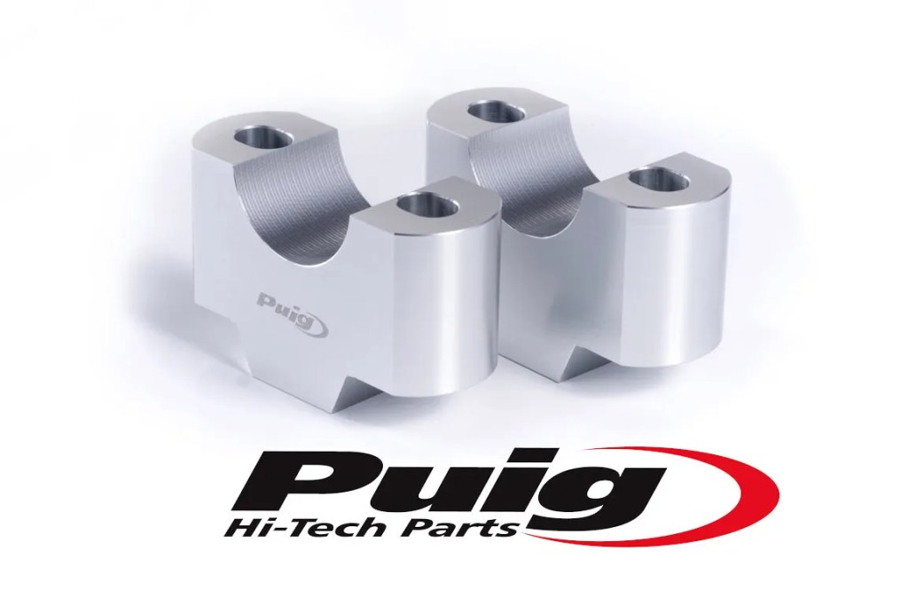 Puig 20mm/30mm Bar Risers - Silver