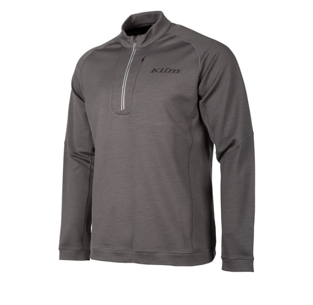 Klim Teton Merino Wool 1/4 Zip Asphalt