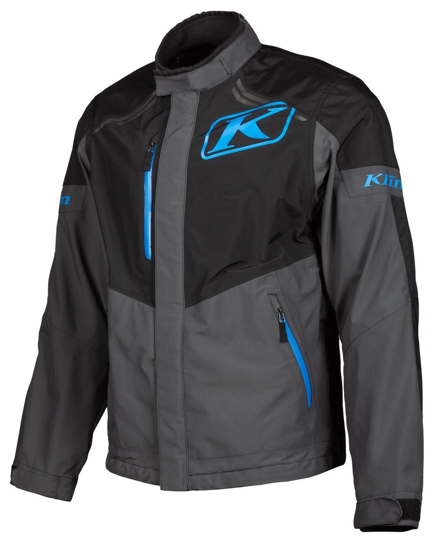Klim Traverse Jacket - BLACK - KINETIK BLUE
