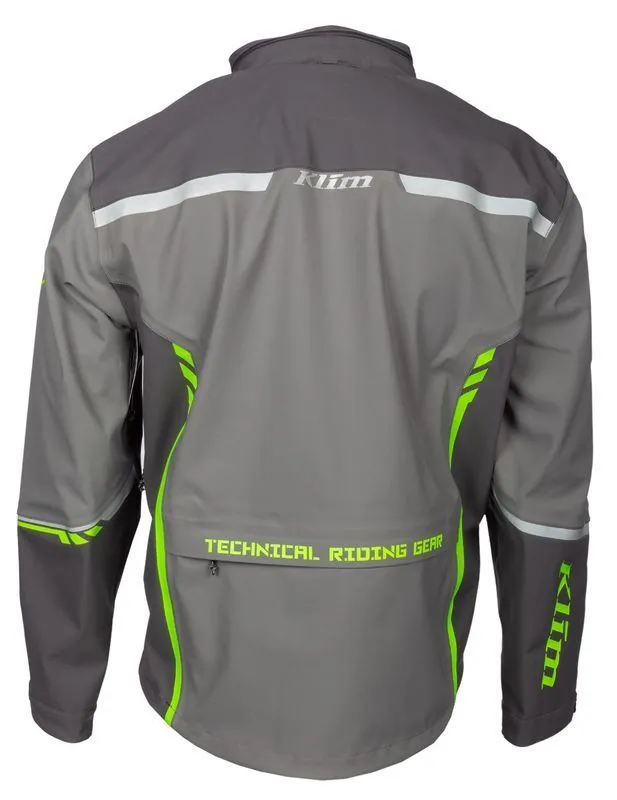 Klim Enduro S4 Jacket - CASTLEROCK GRAY - ELECTRIK GECKO - Image 4
