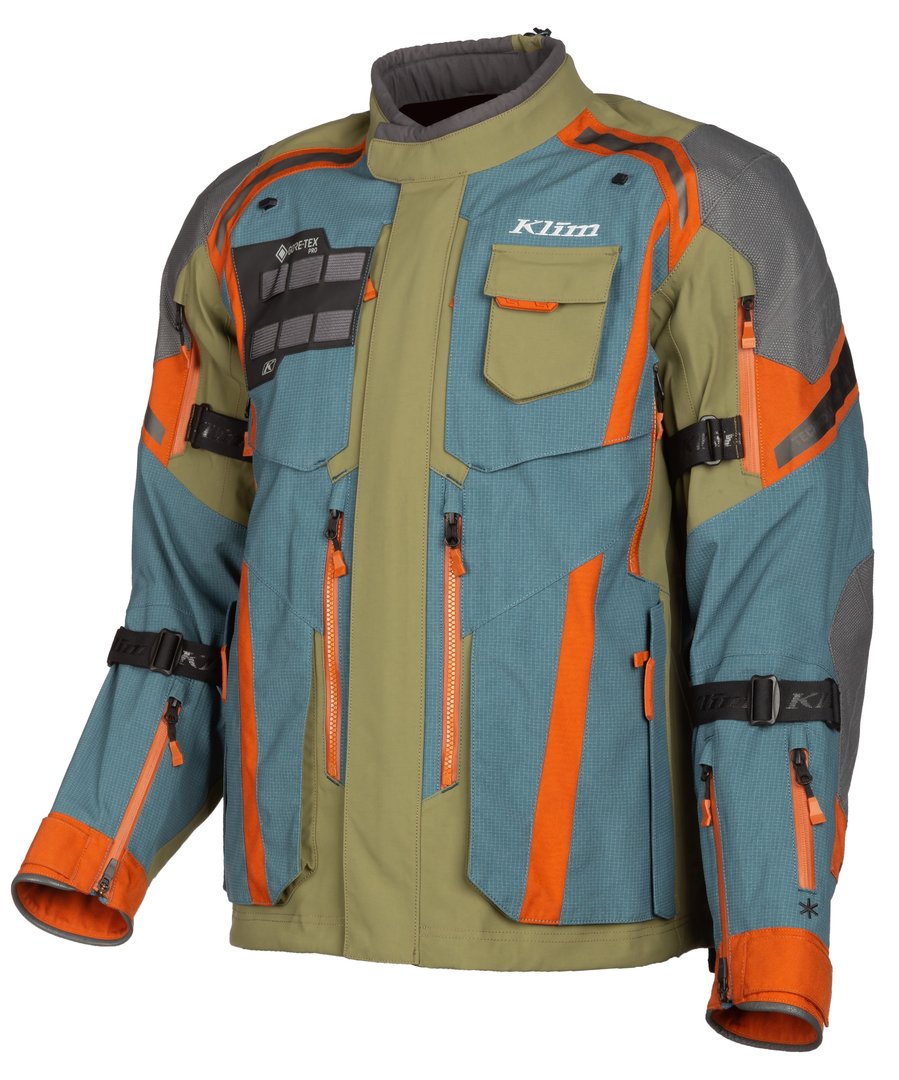 KLIM Badlands PRO A3 Jacket - PETROL - POTTER'S CLAY