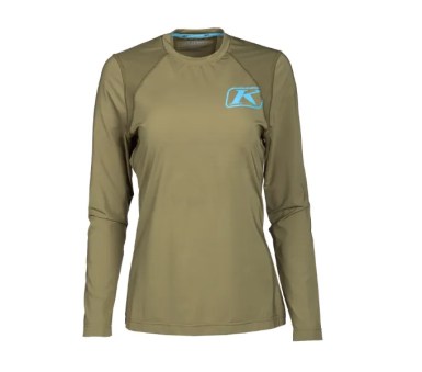 Klim Women's Solstice Long Sleeve Shirt -1.0 Burnt Olive