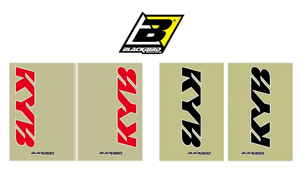 Blackbird Racing - KYB Fork Decals