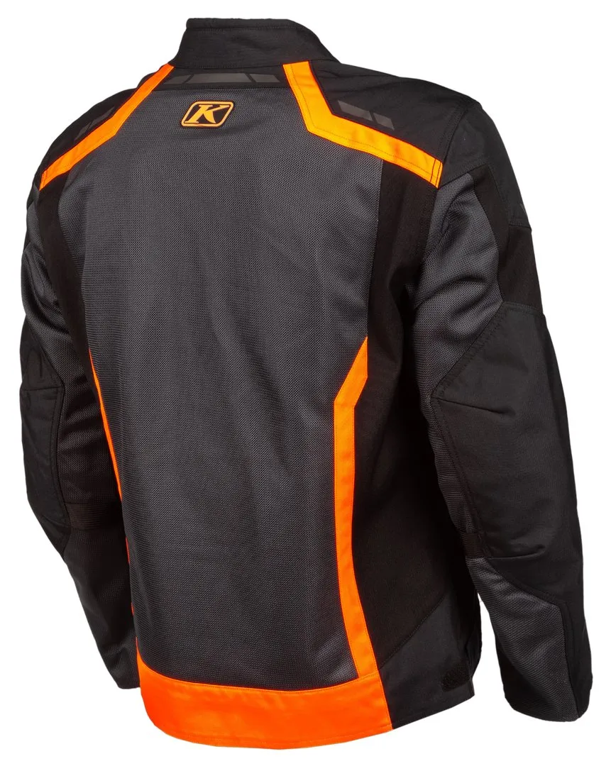 Klim Induction Jacket - BLACK-STRIKE ORANGE - Image 2