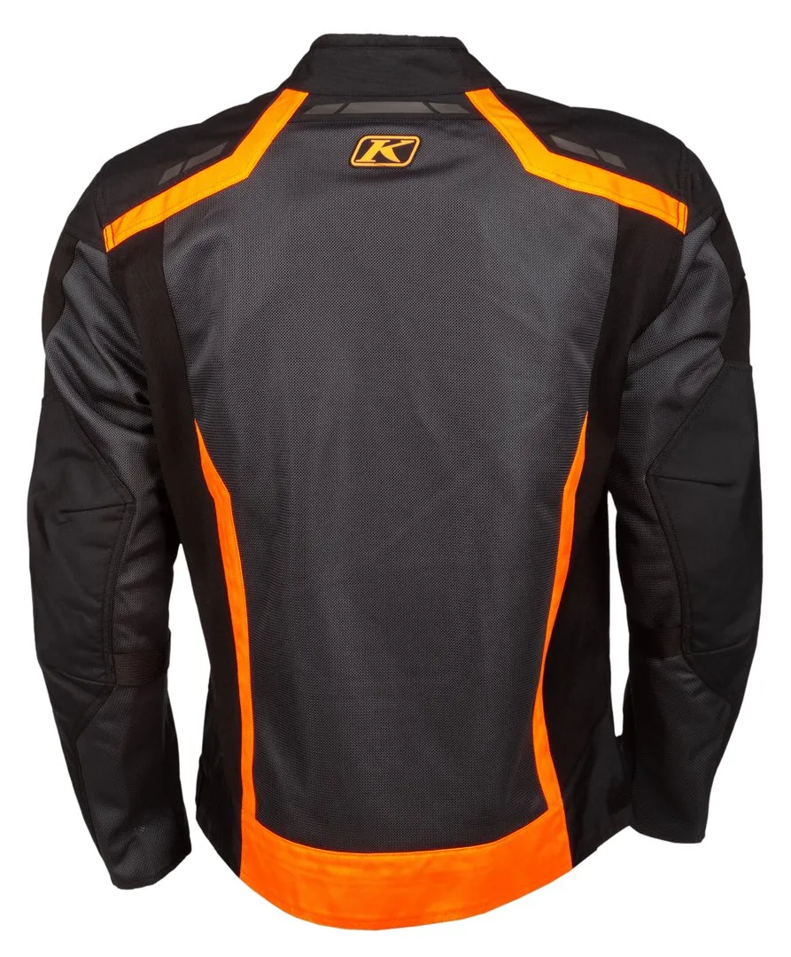 Klim Induction Jacket - BLACK-STRIKE ORANGE - Image 4