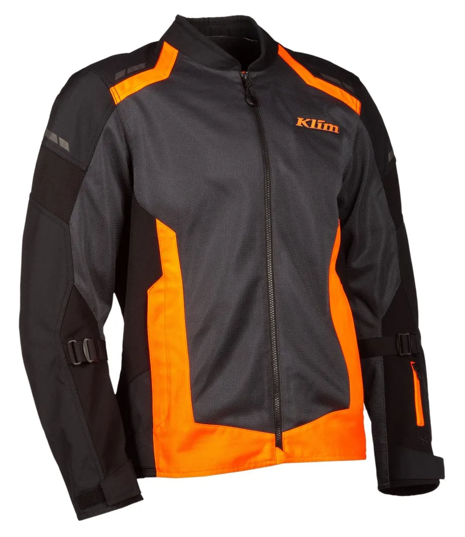 Klim Induction Jacket - BLACK-STRIKE ORANGE - Image 5