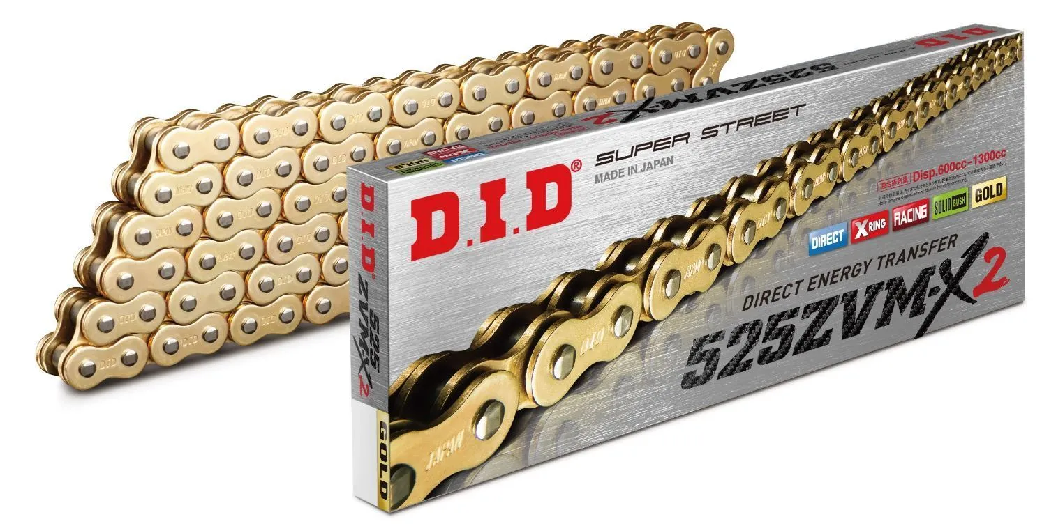 DID Chain - 525ZVMX122 ZVM-X-Series X-Ring - GOLD