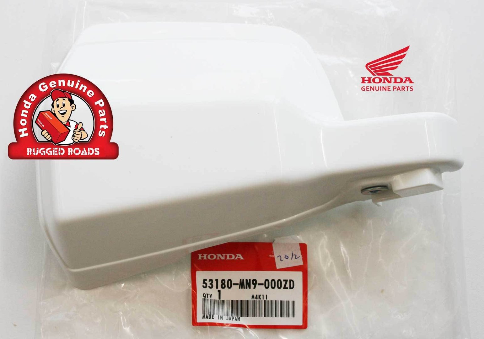 OEM Honda Handguard White RIGHT - RD03/04/07/07A (1988 - 03)