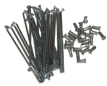 Stainless Steel Spoke Set REAR 32 - RD04/07/07A (1990 - 03)