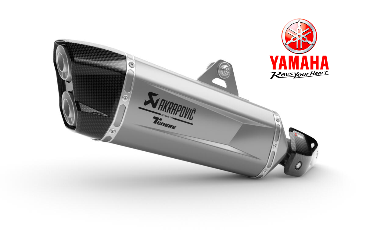 OEM Yamaha Akrapovic Titanium EUR5 Silencer - Tenere 700