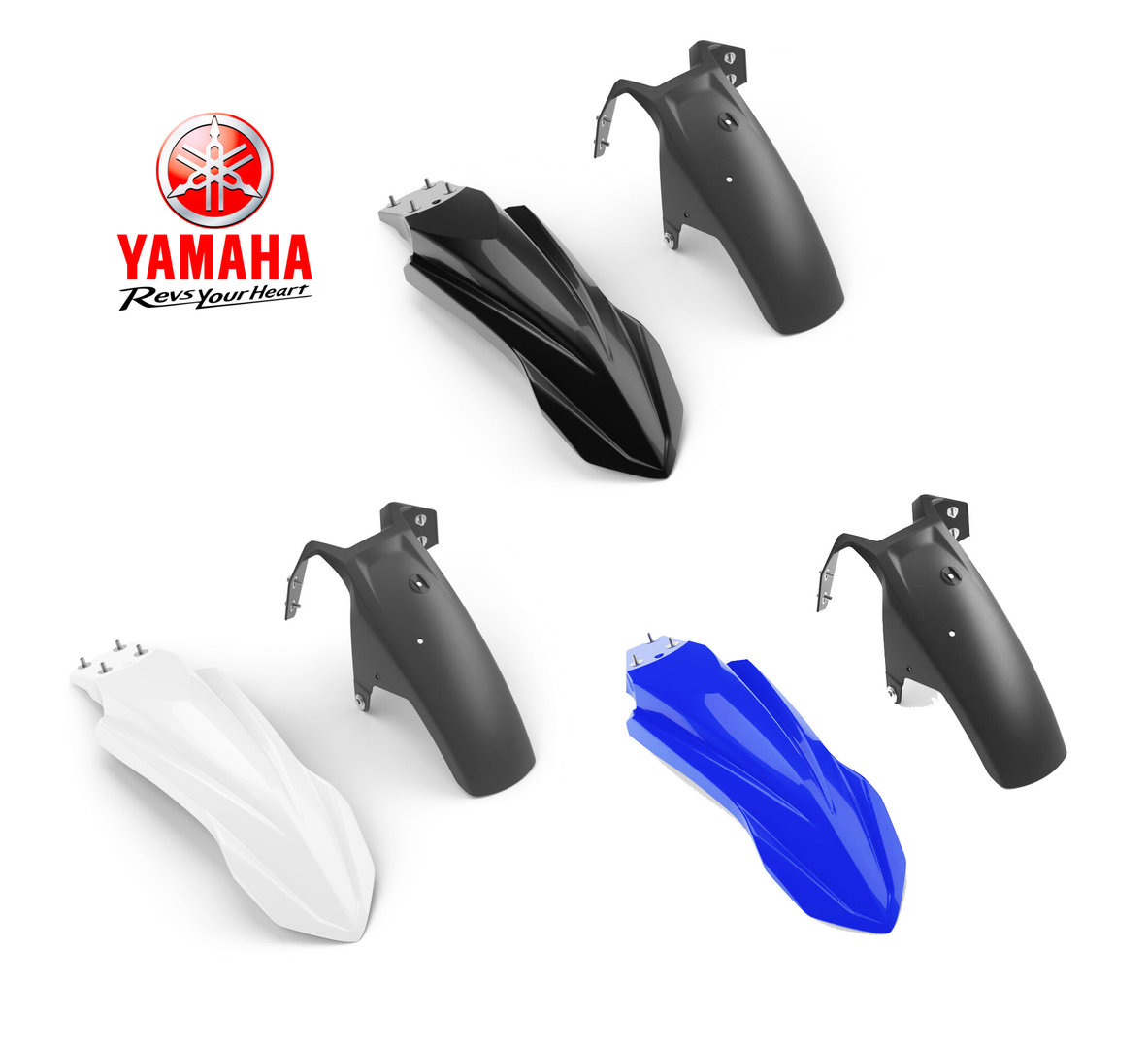 OEM Yamaha High Fender Kit - Tenere 700 World Raid