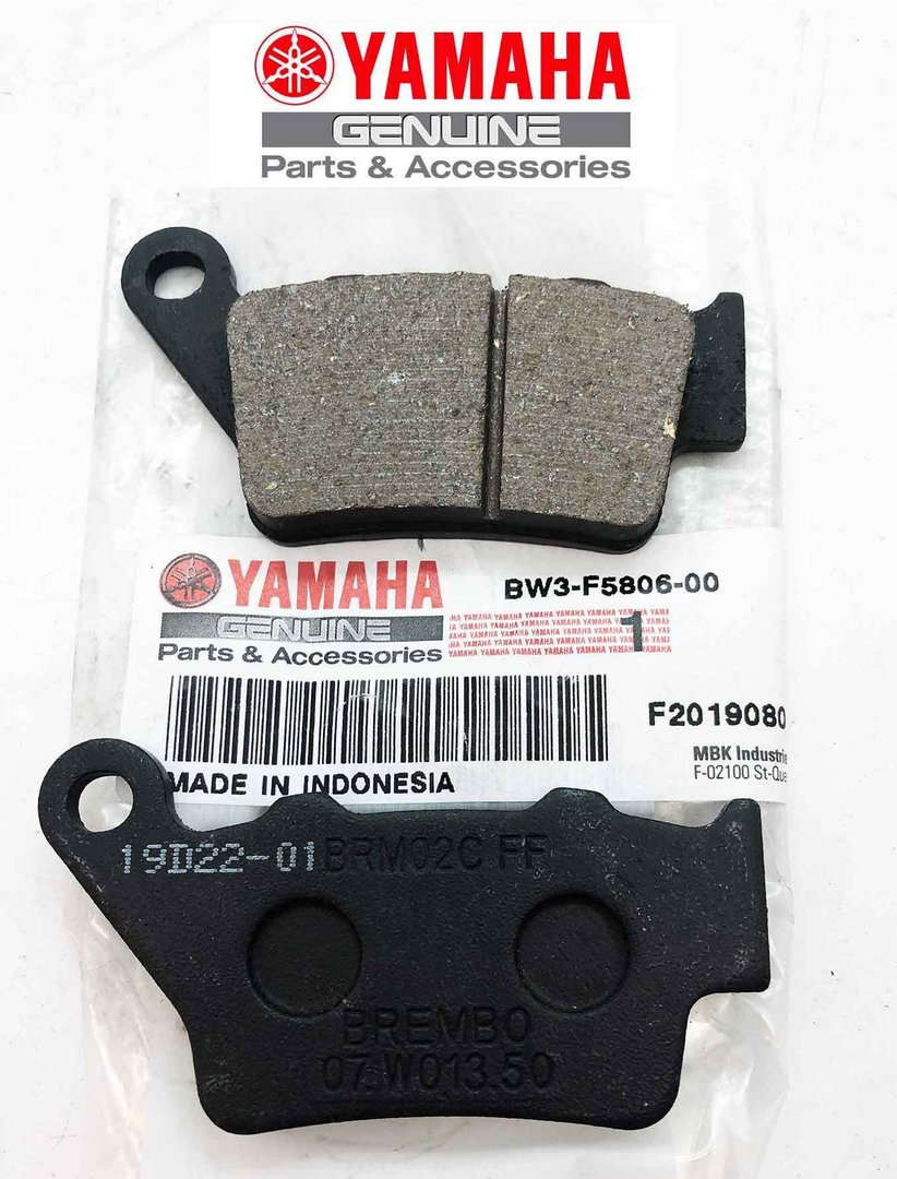 OEM Yamaha Rear Brake Pads - Tenere 700 (2019+)