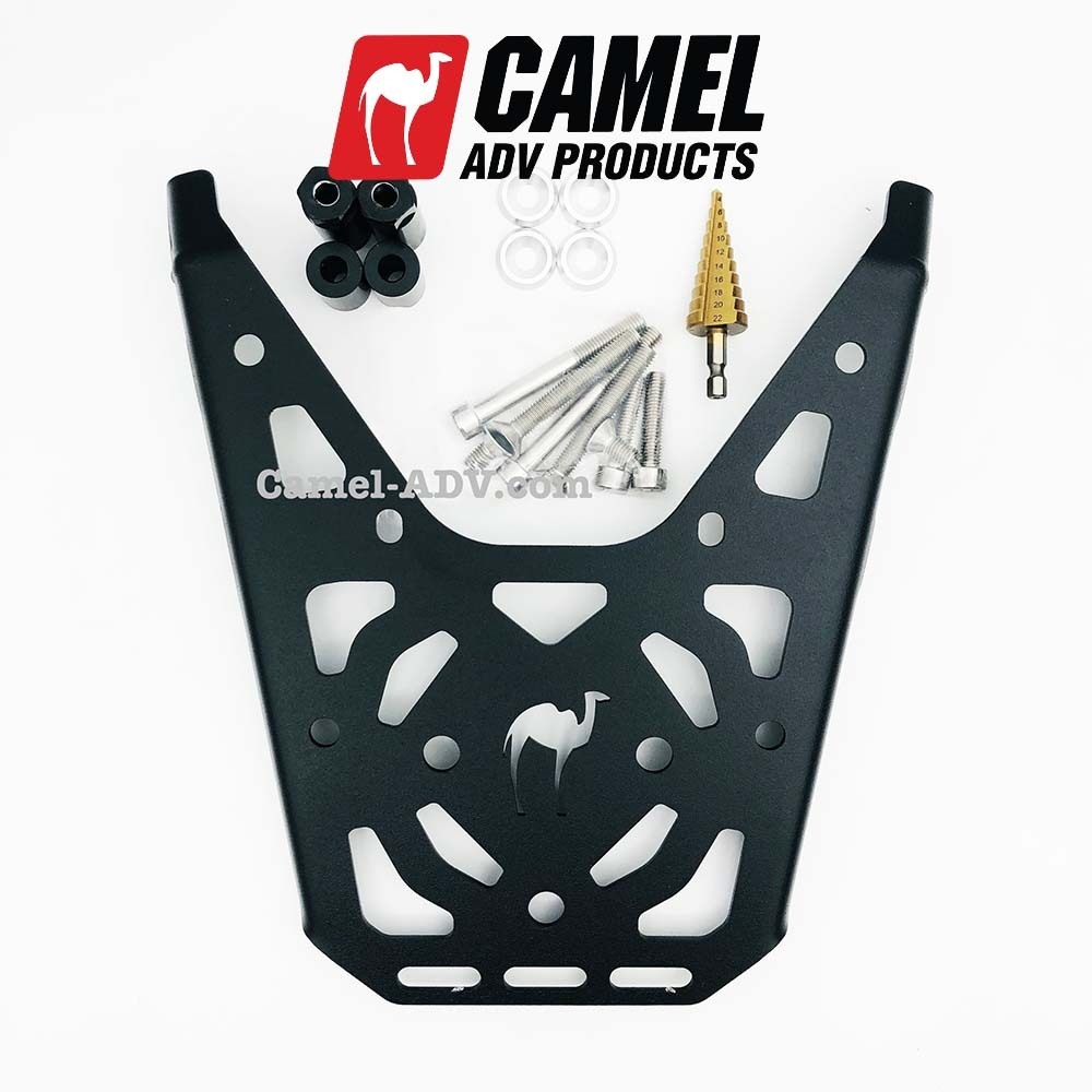 CamelADV - Tenere 700 - Minimalist Rear Cargo Rack - Black