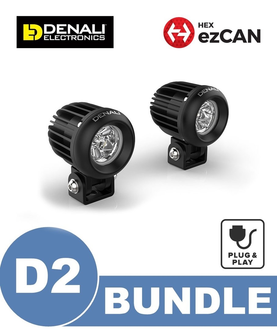 Denali & HEX Ezcan II D2 Plug & Play Kit - BMW R1300GS