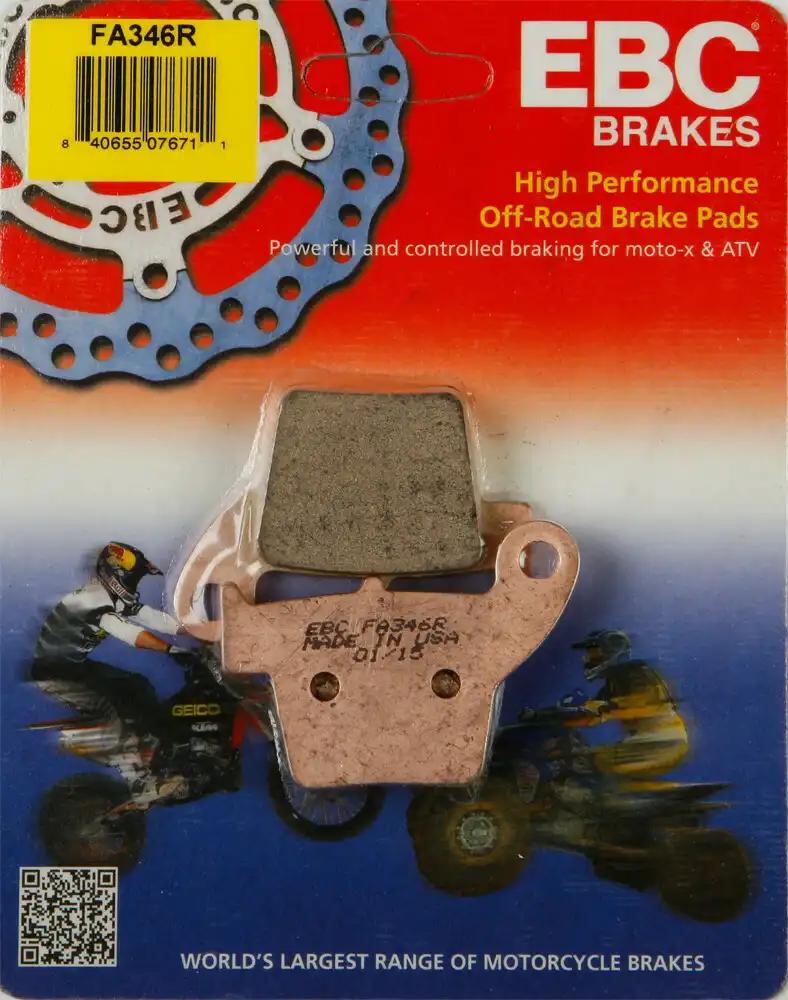 EBC 'R' Series Sintered Brake Pads REAR - KOVE Rally 450