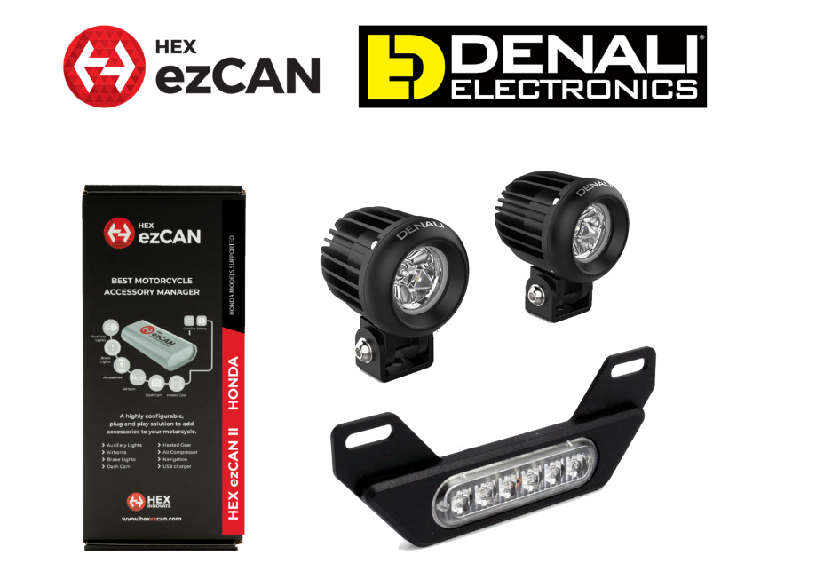 HEX Ezcan II / Denali D2 & B6 Light Kit - CRF1100 Africa Twin