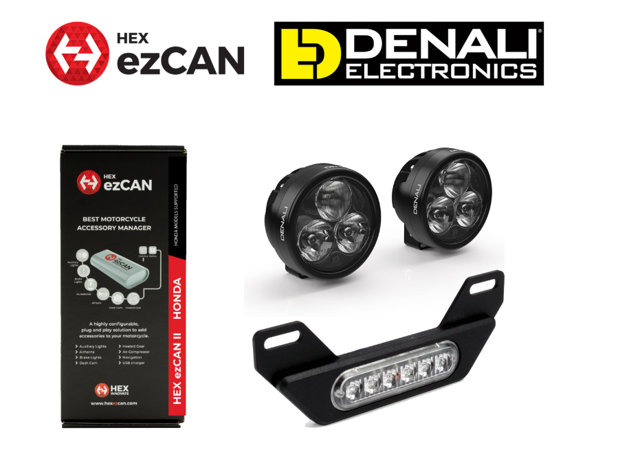 HEX Ezcan II / Denali D3 & B6 Light Kit - CRF1100 Africa Twin