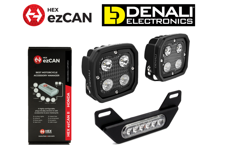 HEX Ezcan II / Denali D4 & B6 Light Kit - CRF1100 Africa Twin