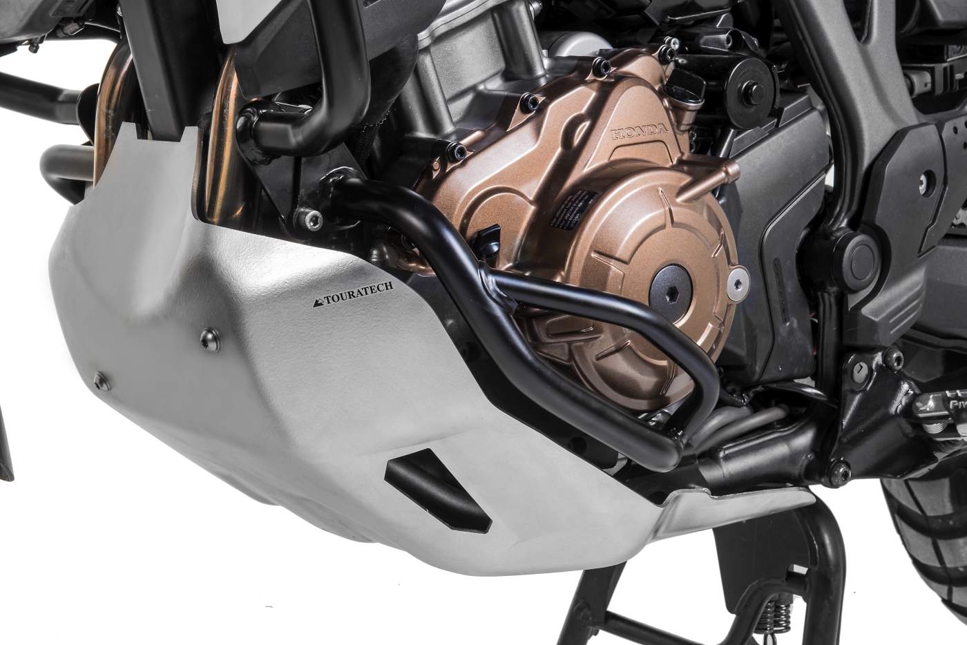 Engine Crash Bar, Stainless Steel Black, For Honda CRF1000L Africa Twin With DCT