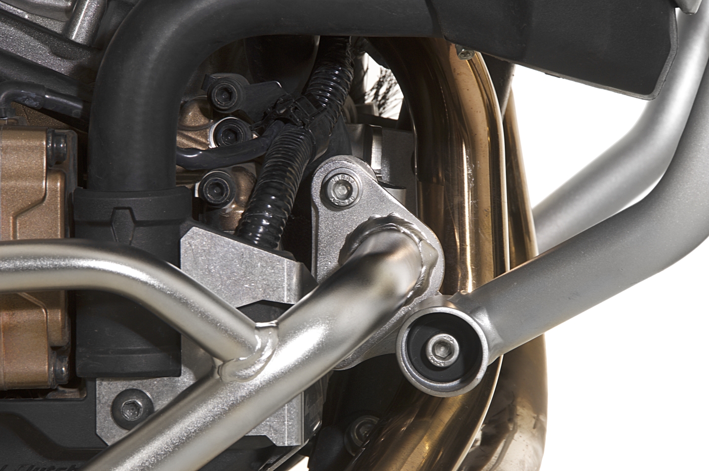 Mounting Bracket Touratech Lower Bars To OEM Upper Bar - Honda CRF1000L