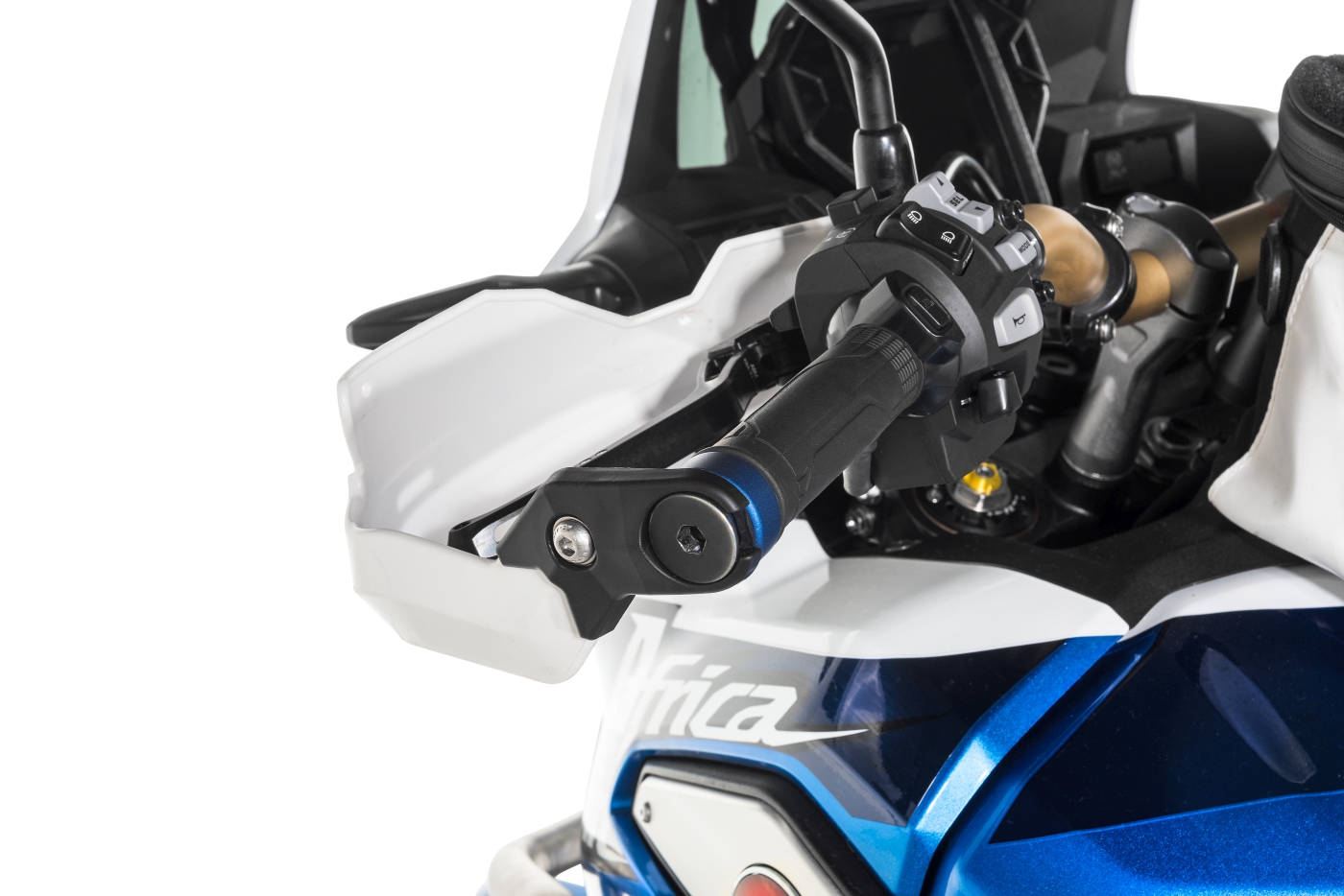 White Hand Protectors GD - Honda CRF1100L & CRF1000L All Models