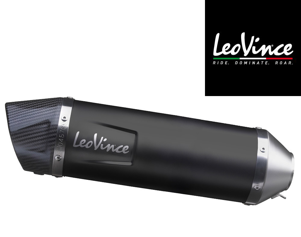 Leovince LV ONE EVO Black Edition Stainless Steel Slip-On - Tenere 700