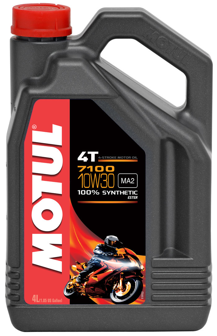 Motul 7100 10W30 Fully Synthetic Motorbike Oil - 4Ltr