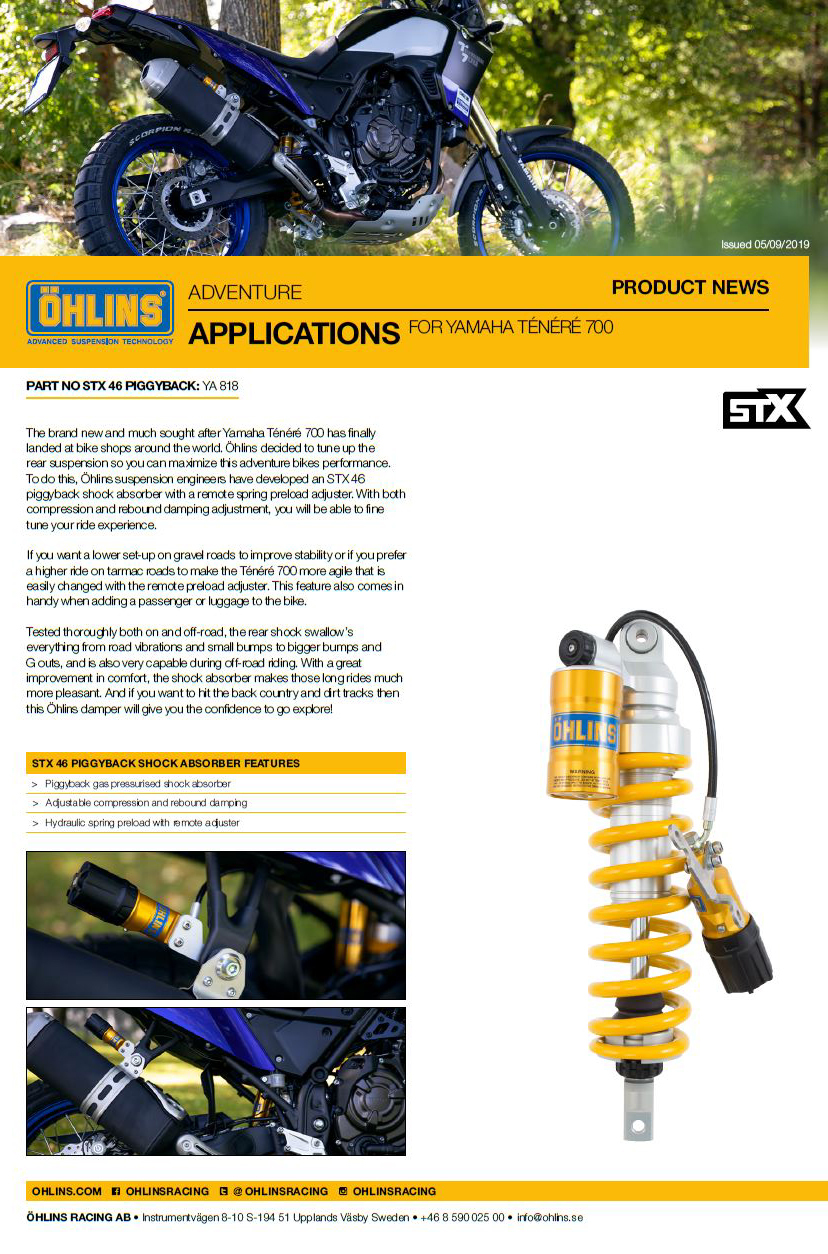 Ohlins-Tenere-700