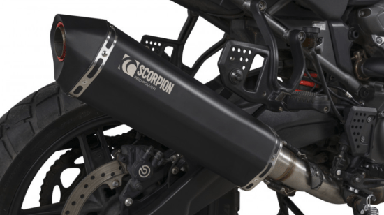 Scorpion Black Ceramic Silencer - HD1250 Pan America