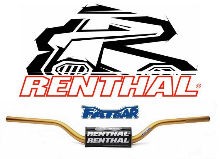 Renthal 28Mm RC High Fatbar - Gold With Bar Pad