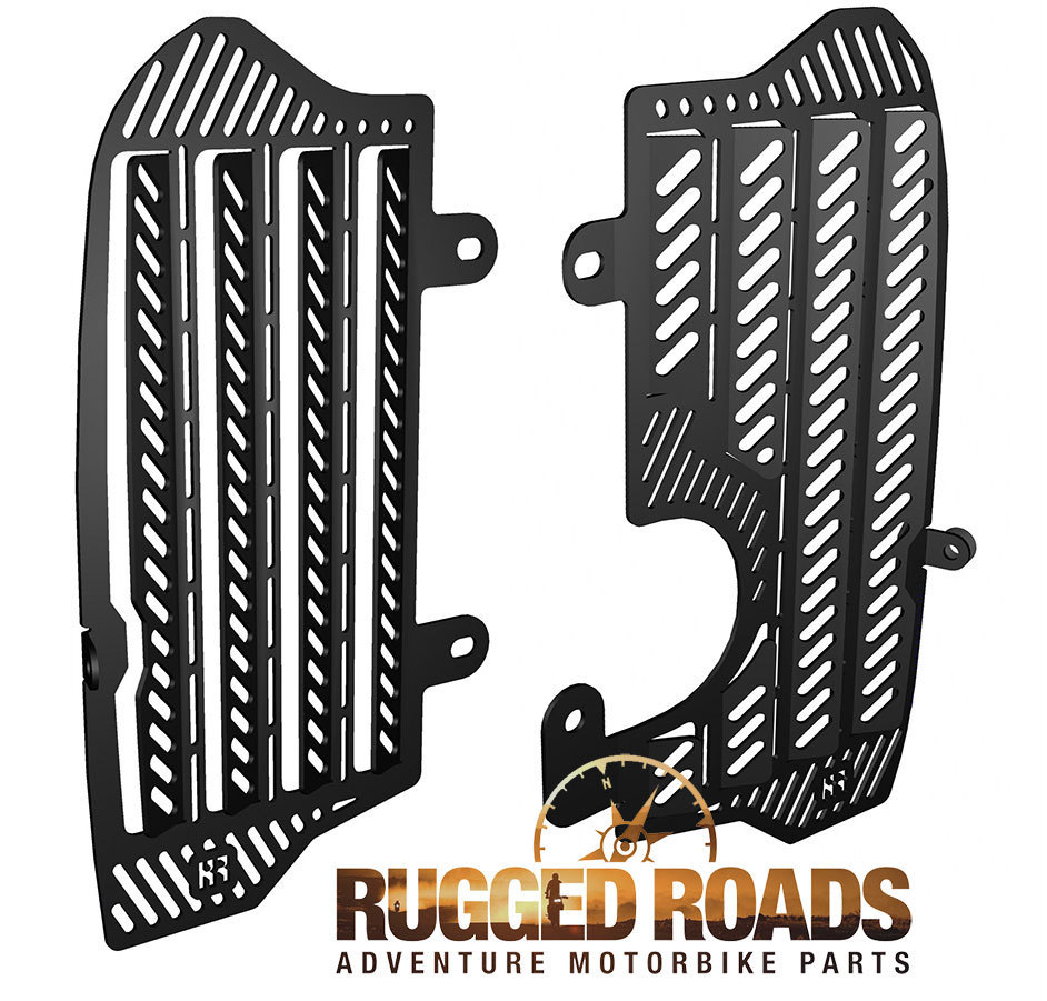 Radiator Guards - Black - CRF1000 All Models (2016 Onwards )