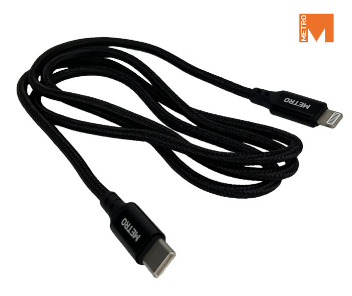 METRO USB To Lightning 1Mtr Cable