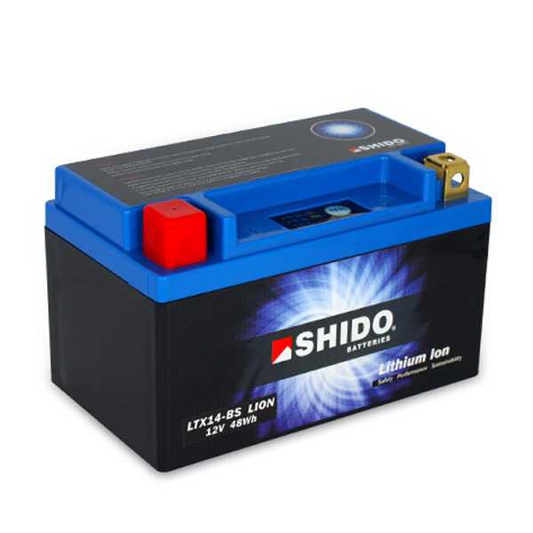 Shido Lithium Battery With LED Indicator - XRV750 RD07/07A (1996-03)