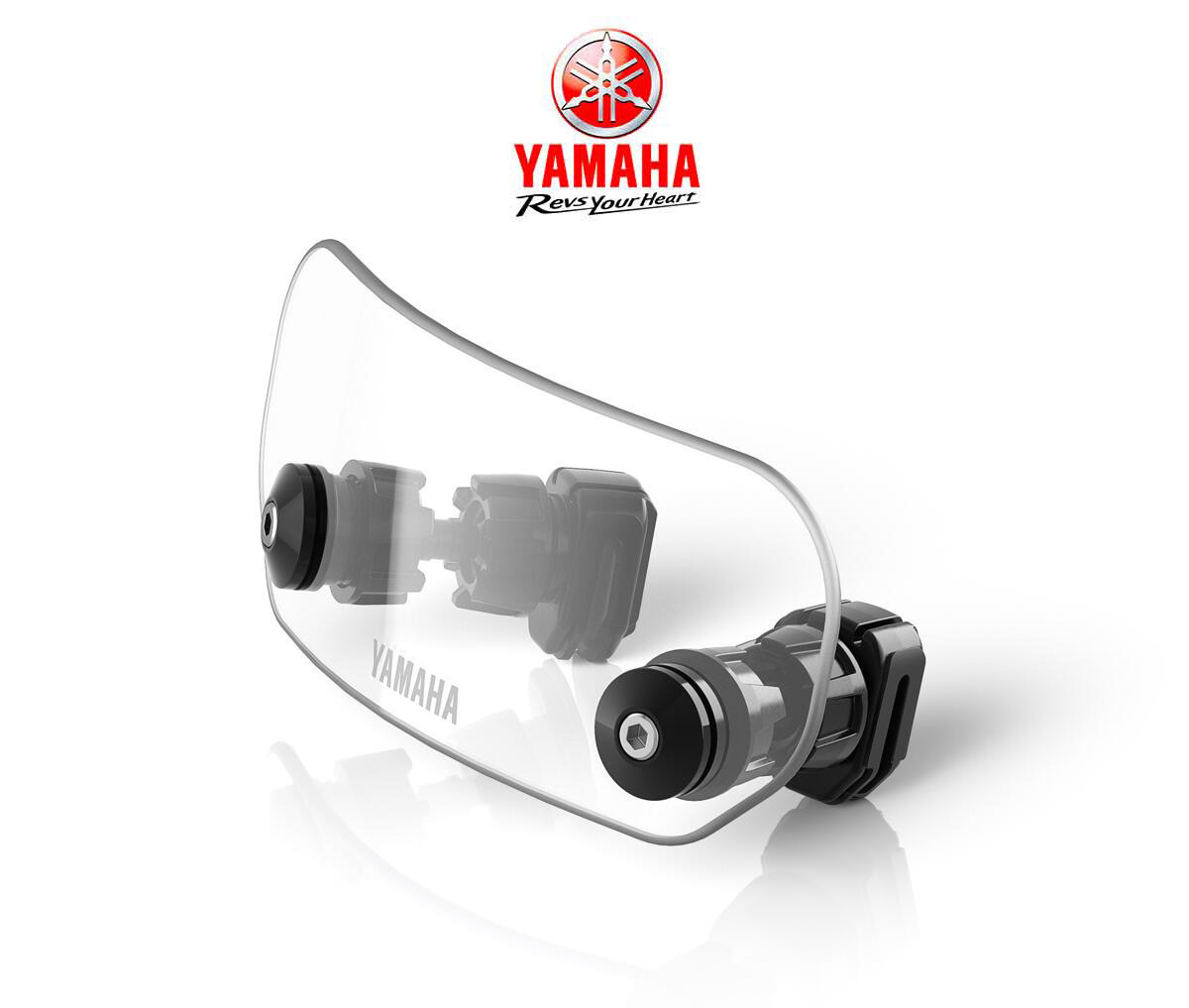 OEM Yamaha Add-On Screen Narrow - Tenere 700