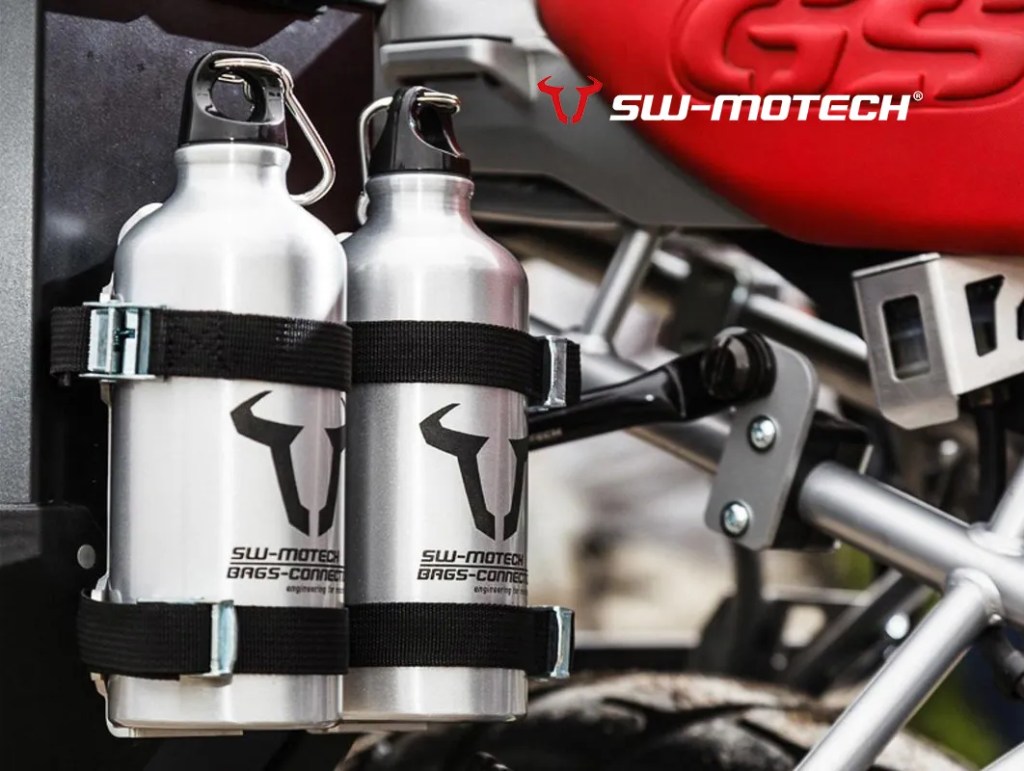 SW Motech TRAX 2 X 0.6Ltr Bottle Set For TRAX Accessory Mount