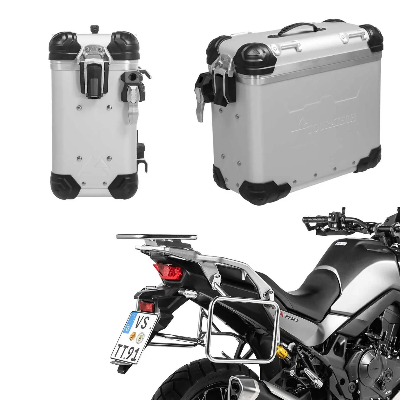 Touratech Zega Evo Luggage Builder - Honda XL750 Transalp