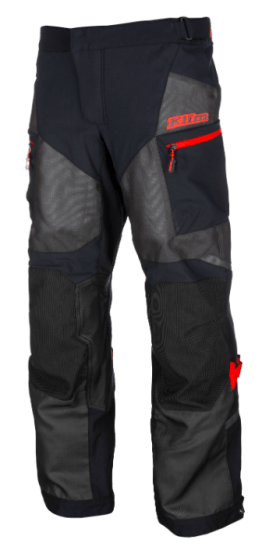 KLIM Baja S4 Pant - BLACK FIERY RED