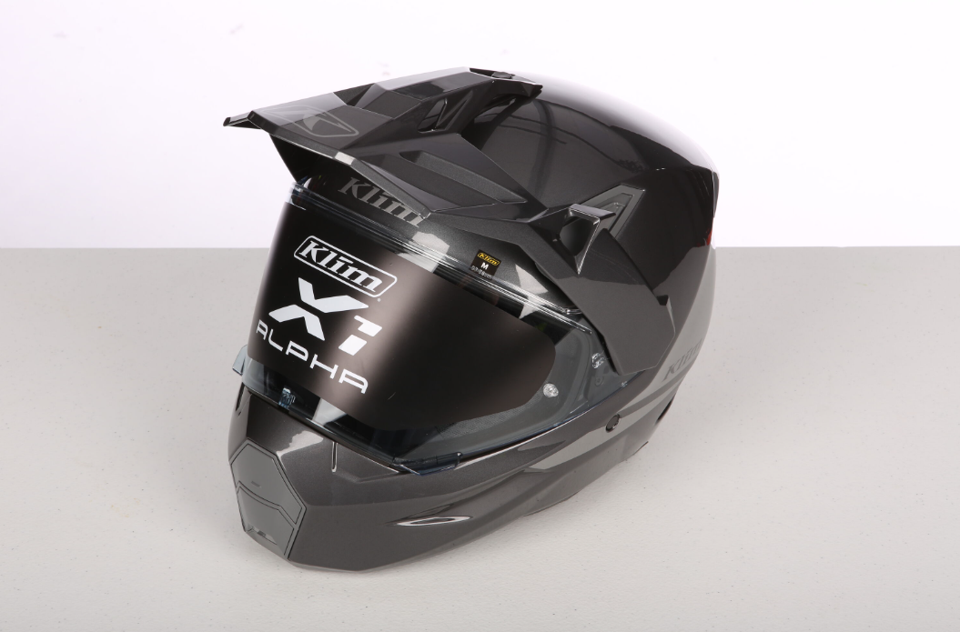 KLIM X1 Alpha Helmet ECE - GLOSS METALLIC ASPHALT MONUMENT
