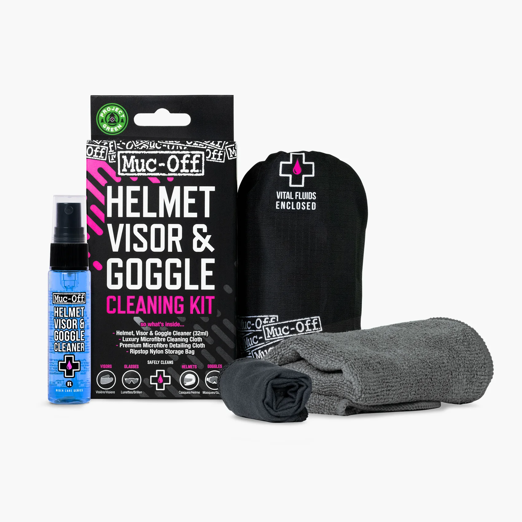 Muc-Off Visor, Lens & Goggle cleaning kit