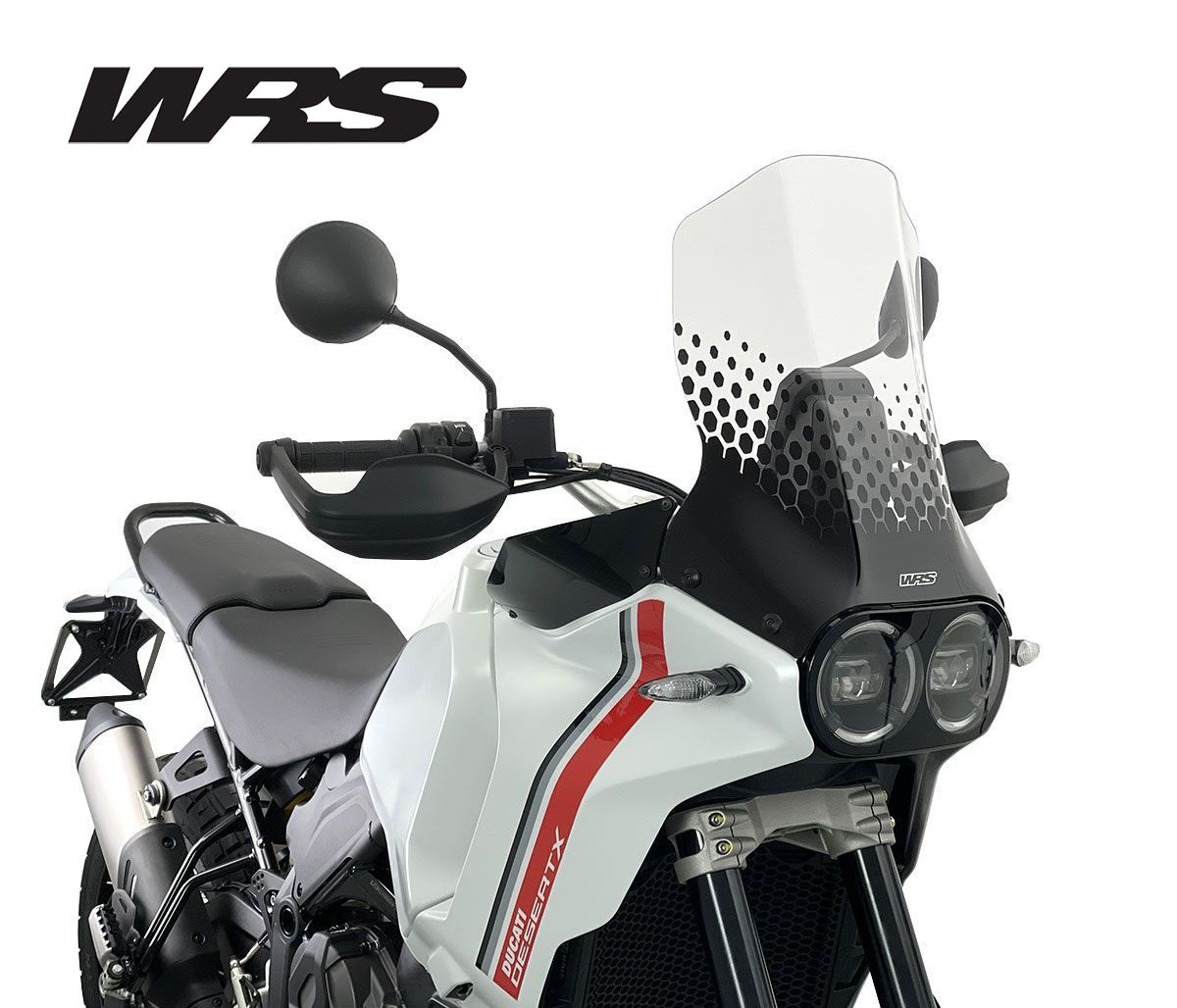 WRS Touring Caponord Screen CLEAR - Ducati DesertX