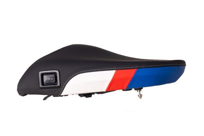 Touratech Heated Comfort Seat - Pillion - Red/Blue - BMW R1300GS